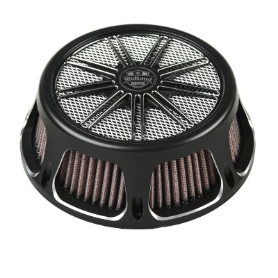 MCP90-61-360S - Midland Choppers Midland Design Luftfilter Straight Black Contrast