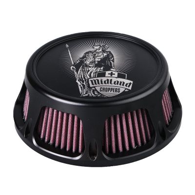 MCP90-61-371D - Midland Choppers Midland Design Luftfilter Helvetia 3D Dark Edition