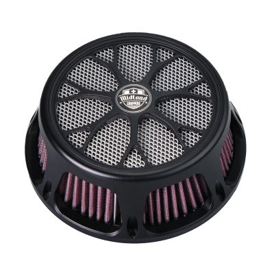 MCP90-62-655D - Midland Choppers Midland Design Luftfilter Web 3D Dark Edition