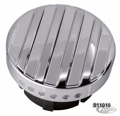 011010 - GZP chr ribbed LED fuel gauge cap 96-17