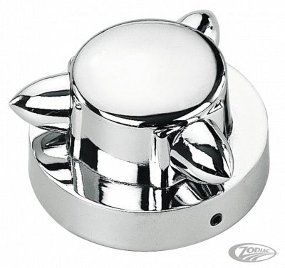 011161 - GZP Krommet gas cap cover X-Large 74mm
