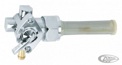 011405 - GZP Petcock long s/s screen right spigot