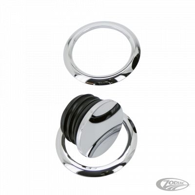 012535 - V-Twin Chr flush mnt gas cap XL98-e18 3.3g