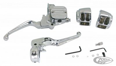 054012 - GZP Chr.Handlebar control kit 9/16