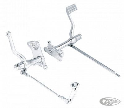 056129 - GZP Forward Control Kit Chrome XL86-03