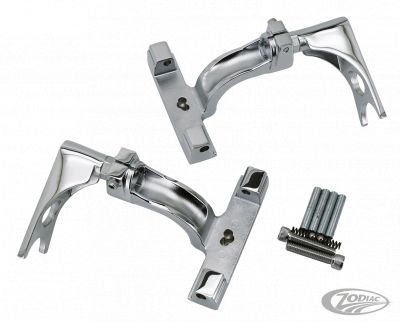057254 - V-Twin Chrome passenger footboard mount kit