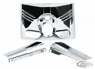 094090 - GZP Chrome headlight tins FLST