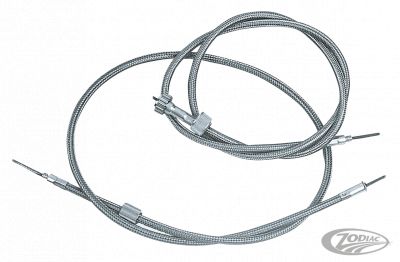 114003 - GZP Speedo cable black L=38.5" Nut=16mm