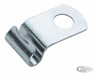 114185 - GZP stainless Speedo cable mount clip