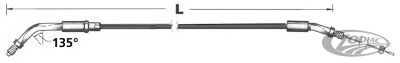 114945 - GZP BCC throttle cable HS40 LN=45"