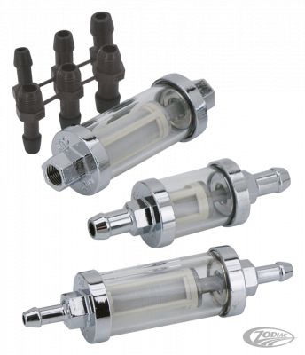 120139 - GZP Long Fuel filter 3/8" "See-through"