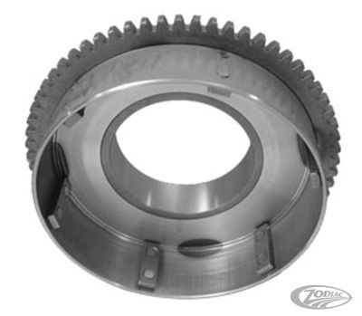 144402 - V-Twin Clutch drum w/starter ring gear BT70-84