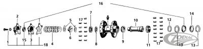 148079 - Bender Cycle Star hub adjust shim .002 50pk #43560-35