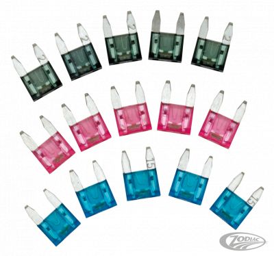 151206 - GZP 5pck Mini Led detector fuse Red 10A