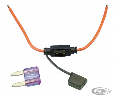 151211 - GZP Inline fuseholder with 6" red wires