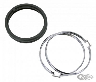160012 - GZP Headlight Chr. ring only XL/FX