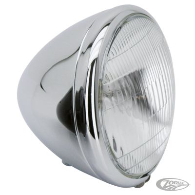160041 - GZP Springer headlight 12V complete Chro