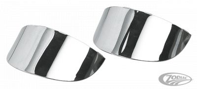 160225 - GZP Turn signal visor chr.front FLHT/S 8