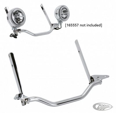 161352 - V-Twin Chr spotlamp mounting bar FL68-84