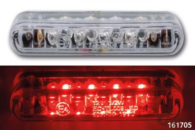 161705 - GZP Micro red led clear lens tail/brake