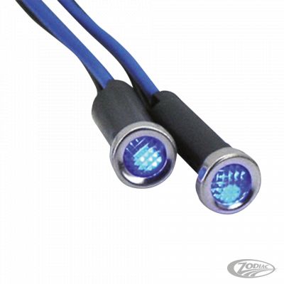 162606 - GZP LED indicator light blue lens stainl