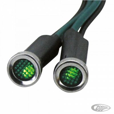 162607 - GZP LED indicator light Green lens stain