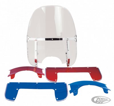 163049 - GZP Windshield kit FL60-84 clear w/red l