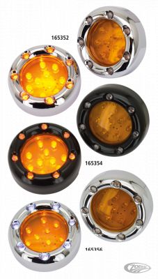 165352 - GZP Chr Duo led amber lens deuce light