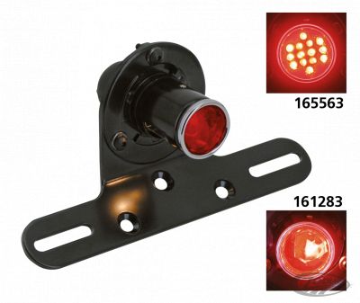 165563 - GZP Black classic 1" LED taillight E-app