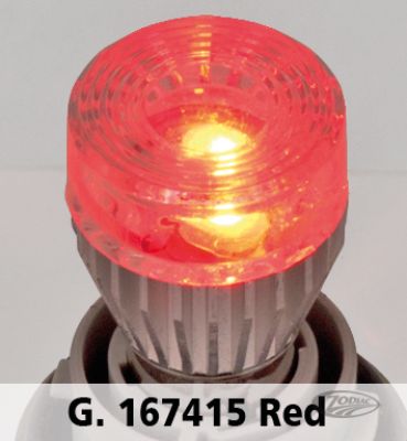167415 - GZP SINGLE CPR-1 LED BULB RED BA15S