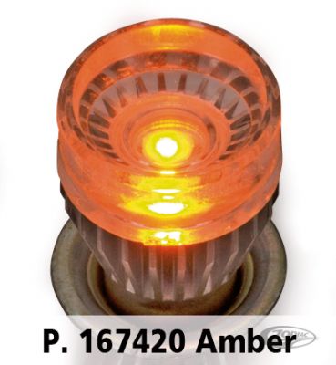 167420 - GZP DUAL FPR-1 LED BULB AMBER BAY15D