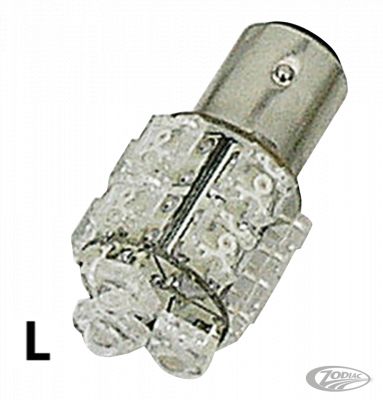 167461 - GZP DUAL 360DEG 13-LED BULB WHITE BAY15D