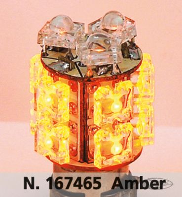 167465 - GZP 360 DEGREE 13 X LED BULB AMBER BAY15
