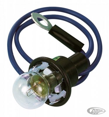 169062 - GZP Speedo light socket w/bulb #71151-70