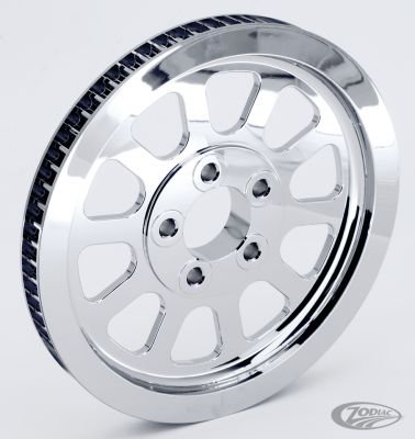 191311 - GZP Chrome 8-Spoke 66T 20mm belt sprocke