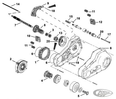 193036 - GZP Belt pulley 32T 3/4