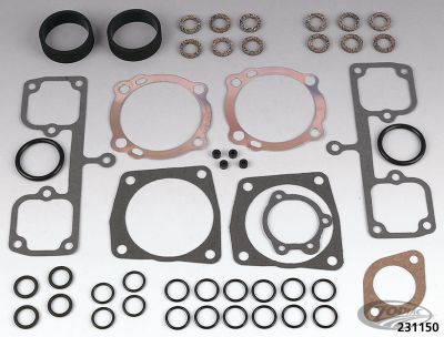 231150 - JAMES Top end gasket kit late 73-85