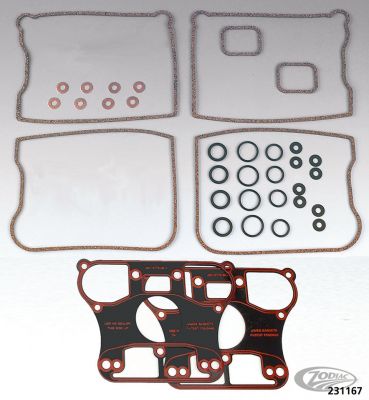 231167 - JAMES Cork rocker cover gasket kit BT84-91