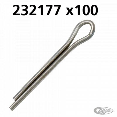232177 - Samwel 100pck 1/16"x1/2" cotter pin