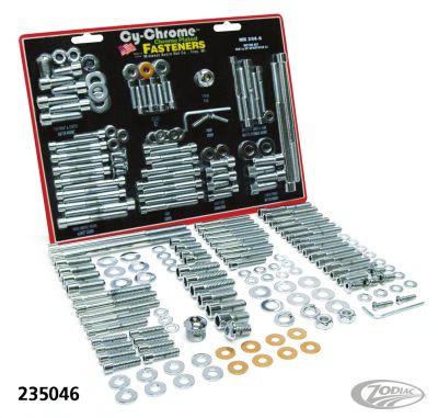 233132 - Midwest Chrome allen head motor screws 5sp.84-86