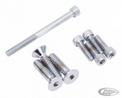 233180 - Midwest Chrome allen head set for S&S carb.+clnr