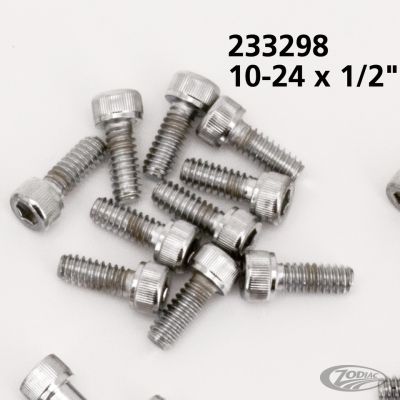 233298 - Midwest 10pck Chrome allen screws 10-24x1/2