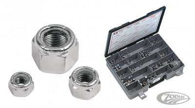 233313 - Midwest 10pck Chrome nylock nuts 10-24 UNC