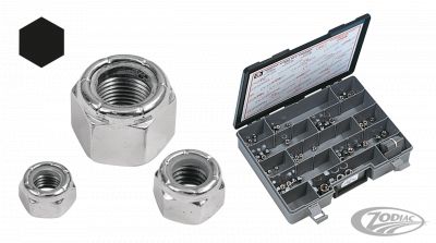 233314 - Midwest 10pck Chrome nylock nuts 10-32 UNF