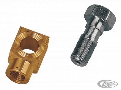 233437 - Bender Cycle Wheel cylinder bolt zinc plated 58-72 HD