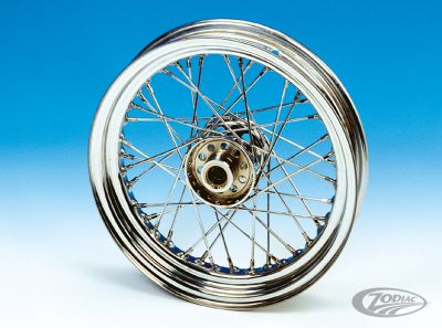 234028 - GZP 16" Rear wheel XL55-78 Inox spokes