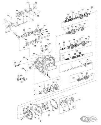 234498 - JAMES Oil seal main drve BT94-06 XL95-22