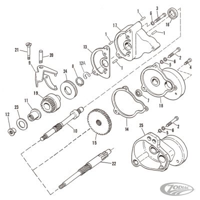 234510 - JAMES 5pck 80-86 Starter Shaft Seal