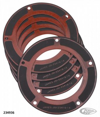 234936 - JAMES 5pck derby cvr gasket Foamet FLH/T16