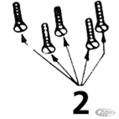 235251 - COLONY Transmission side cover screws 45CI park